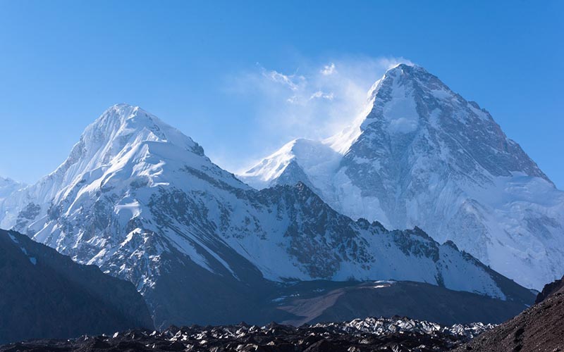 Karakoram mountain landscape